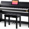 88 Key Weighted Action Digital Piano,Grade Hammer Action Keyboard UPB-85+AODSK Iron Piano Bench UAP-10