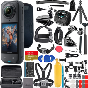 Insta360 X5 Basic Bundle 8K Waterproof 360 Action Camera with 1l1.28 48MP Sensors